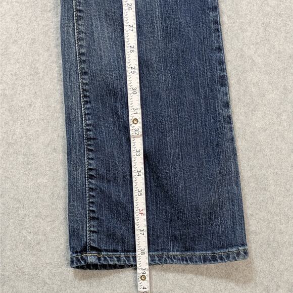American Eagle Jeans Women’s 10 Regular Low Rise Bootcut Blue Denim Y2K 2000s - Picture 10 of 12